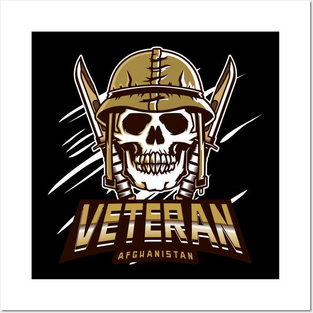 Afghanistan Veteran Wall Art by Etopix